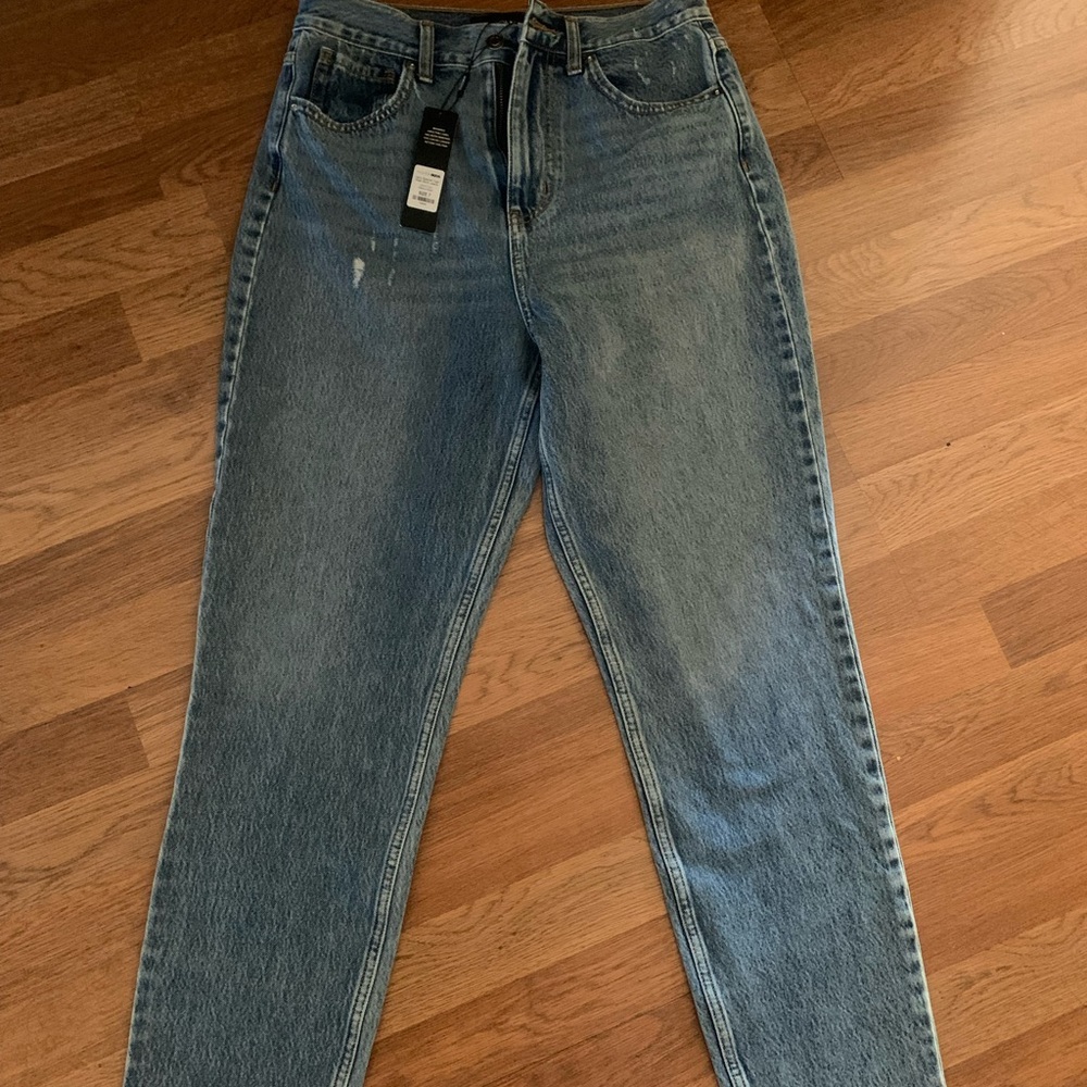 Fashion Nova High Rise Blue Jeans